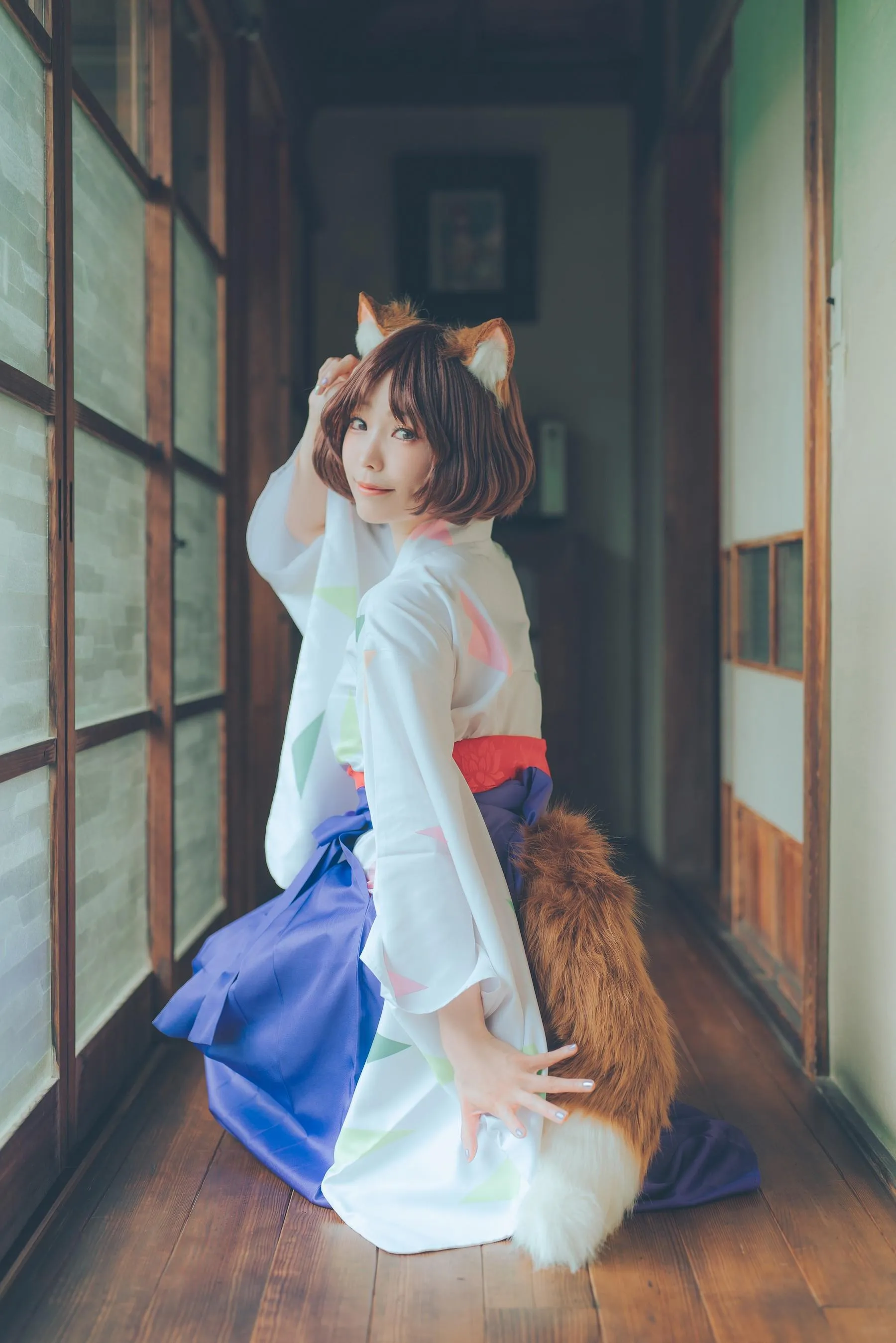 ElyEE子 – NO.113 2023.July A-Dongitsune ~Taisho-era 大正小狐狸 [46P]插图9